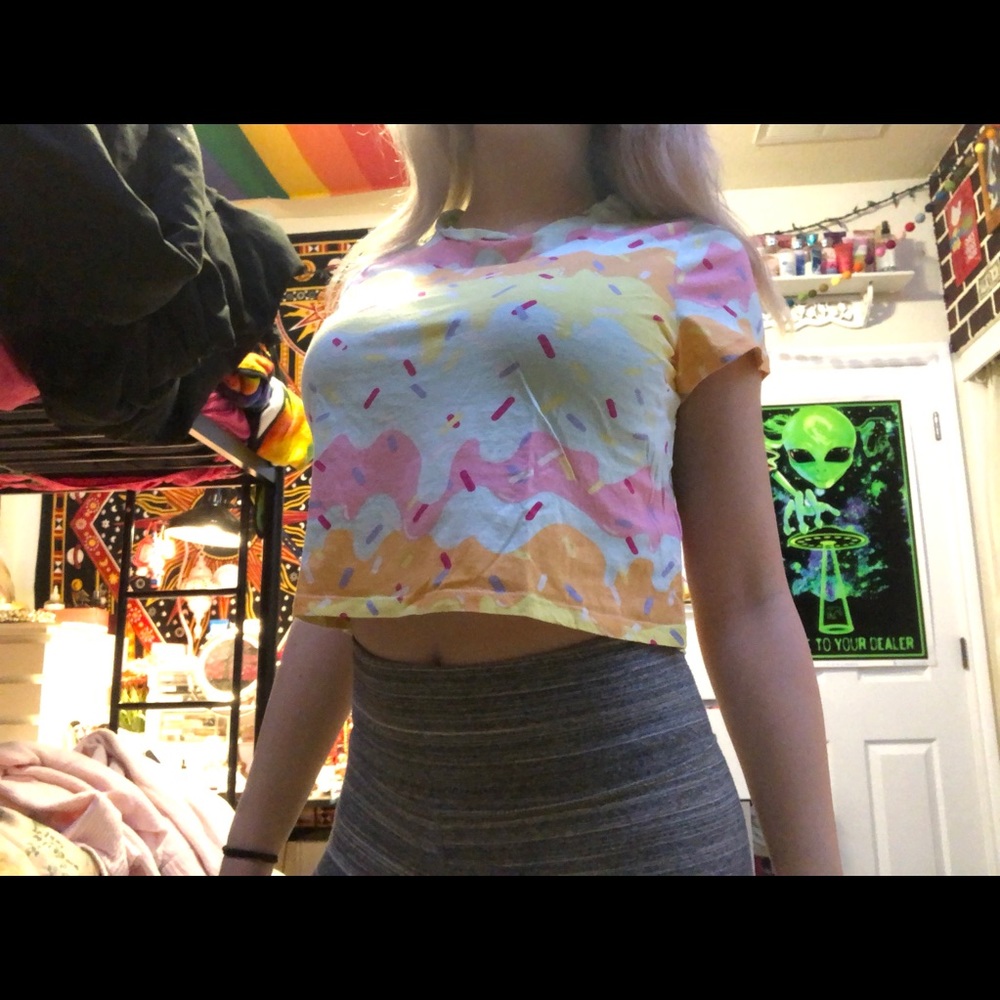 Ice Cream Crop Top